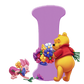 Diamond Paintings Art Letter I Winnie The Pooh