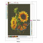 Diamond Painting - Full Round - Sunflower Butterfly A