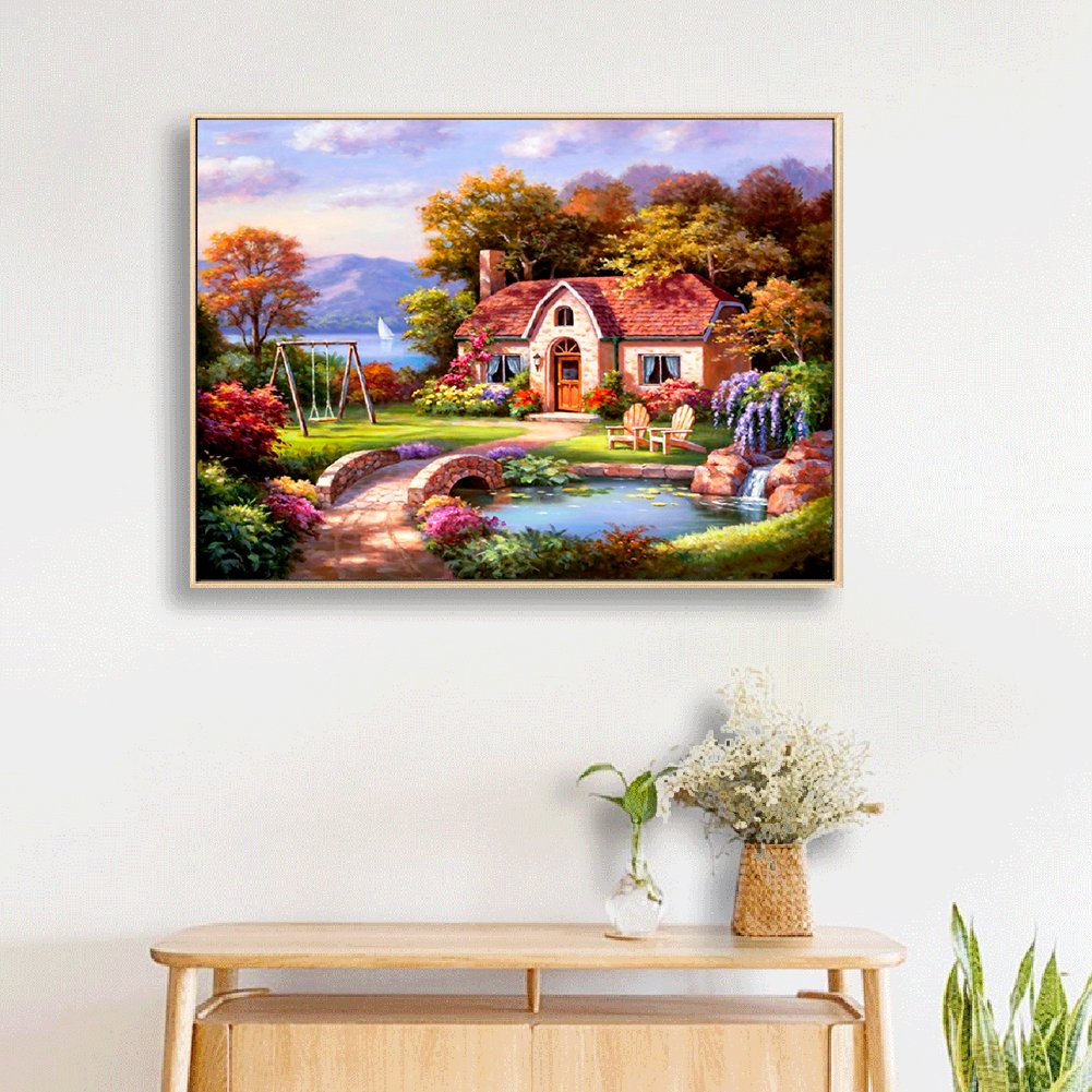 Diamond Painting - Full Round - Beautiful Yard