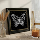 DIY Pearl Painting With Frame - Handmade Self-Adhesive Pearls - Butterfly (27*27cm)