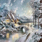 Diamond Painting - Full Round - Snow House 1