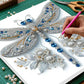 DIY Pearl Painting With Frame - Handmade Self-Adhesive Pearls - Dragonfly(25*25cm) A
