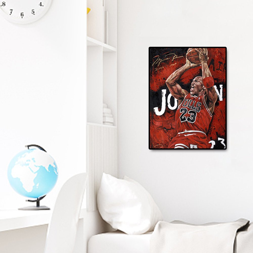 Diamond Painting - Full Round - Basketball Player