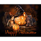 11ct Stamped Cross Stitch Halloween Cat (40*50cm)