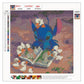 Diamond Painting Canvas With Cartoon Reading Stitch Printing