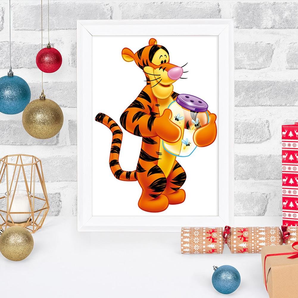 Tigger Winnie The Pooh rhinestones art craft
