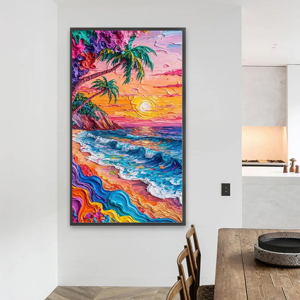 Big Size Diamond Painting - Full Round / Square - Sea Scenery (40*70cm)