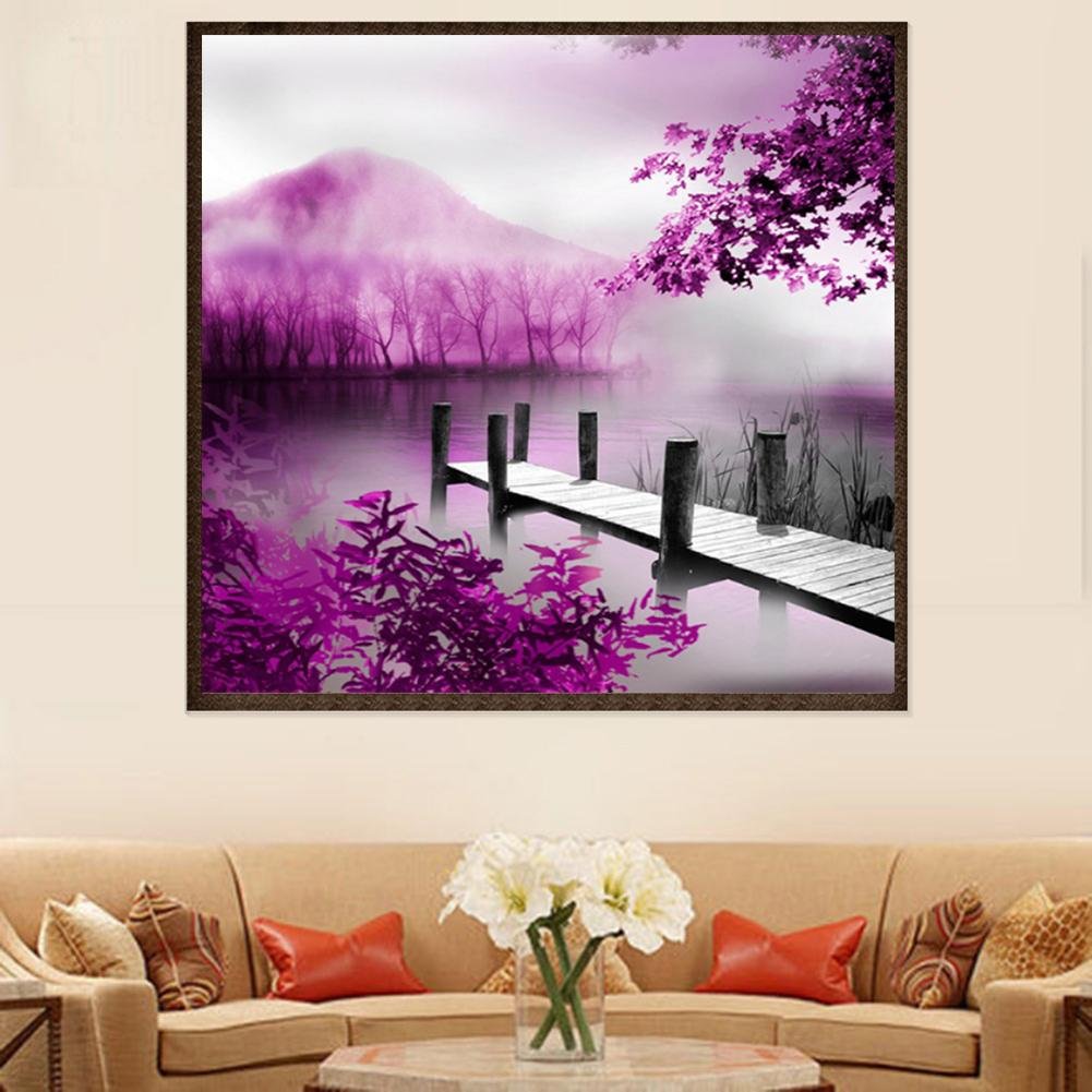 Diamond Painting - Full Round - Purple World