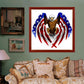 Diamond Painting - Partial Round - Eagle Flag Wing