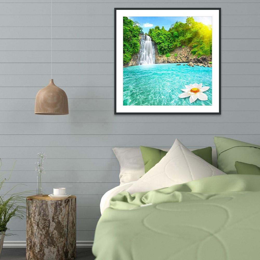 Diamond Painting - Full Round - Waterfall A