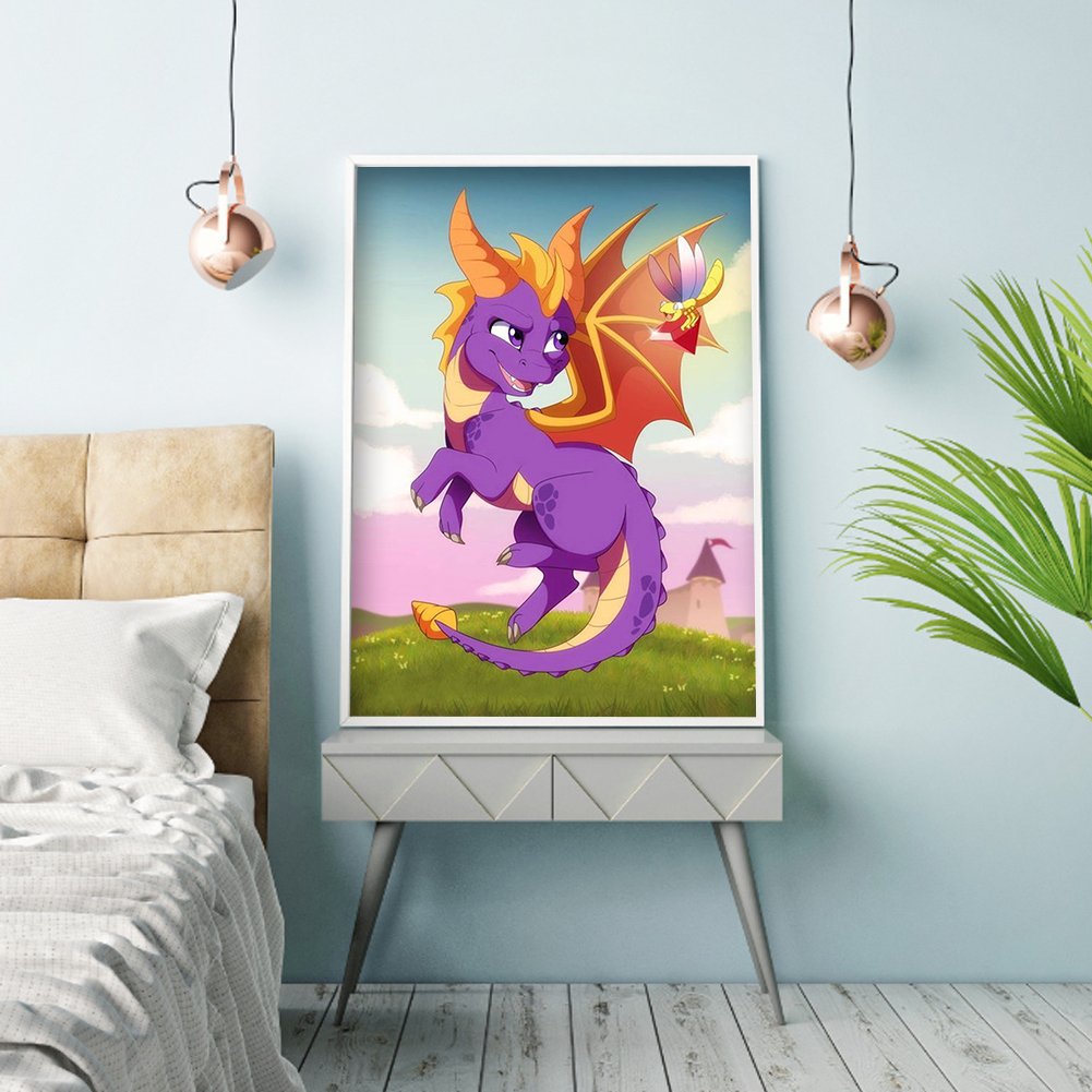 11ct Stamped Cross Stitch - Dragon (40*50cm) A