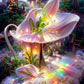 dreamlike diamond painting pink flower