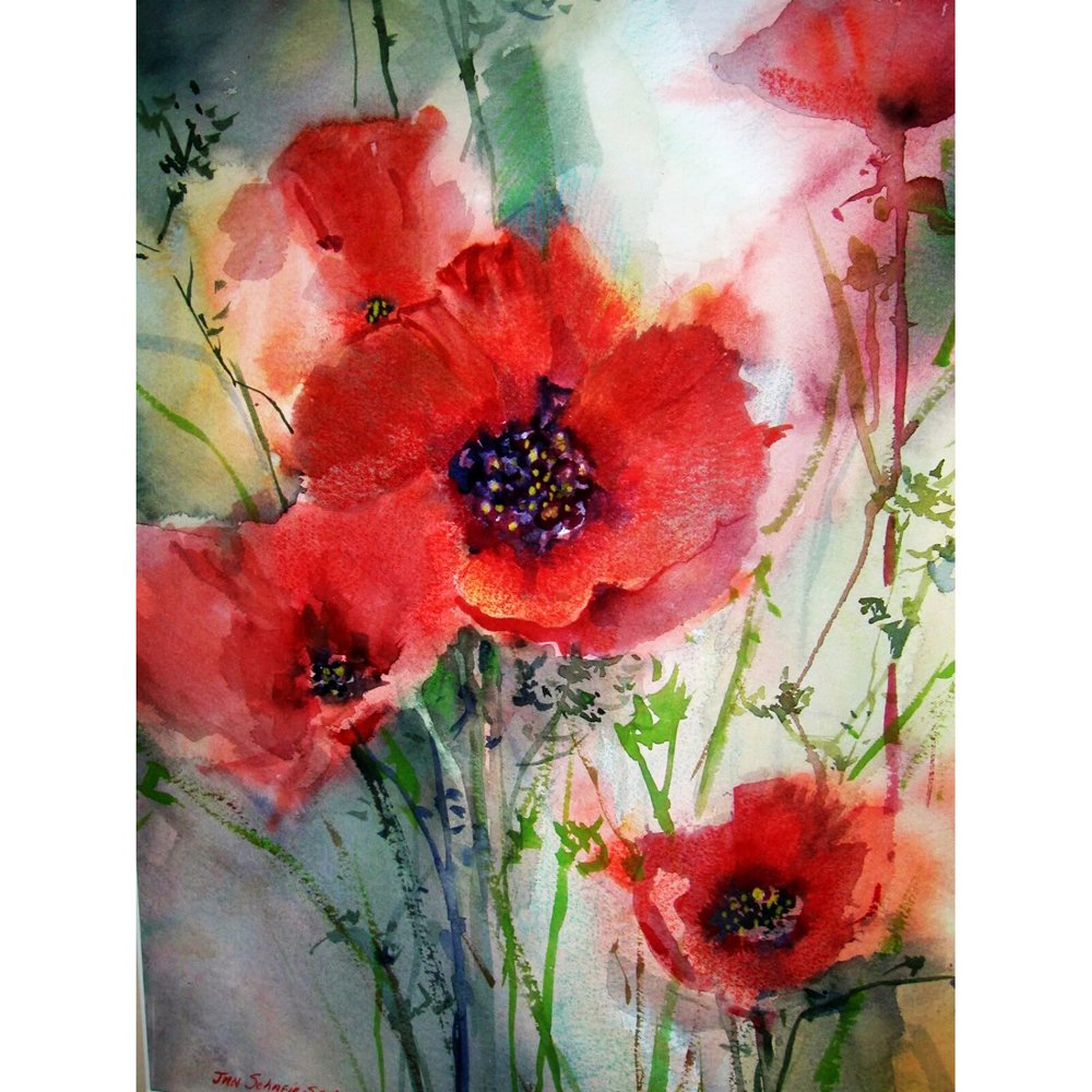 Diamond Paintings Art Full Drill Poppy Flower