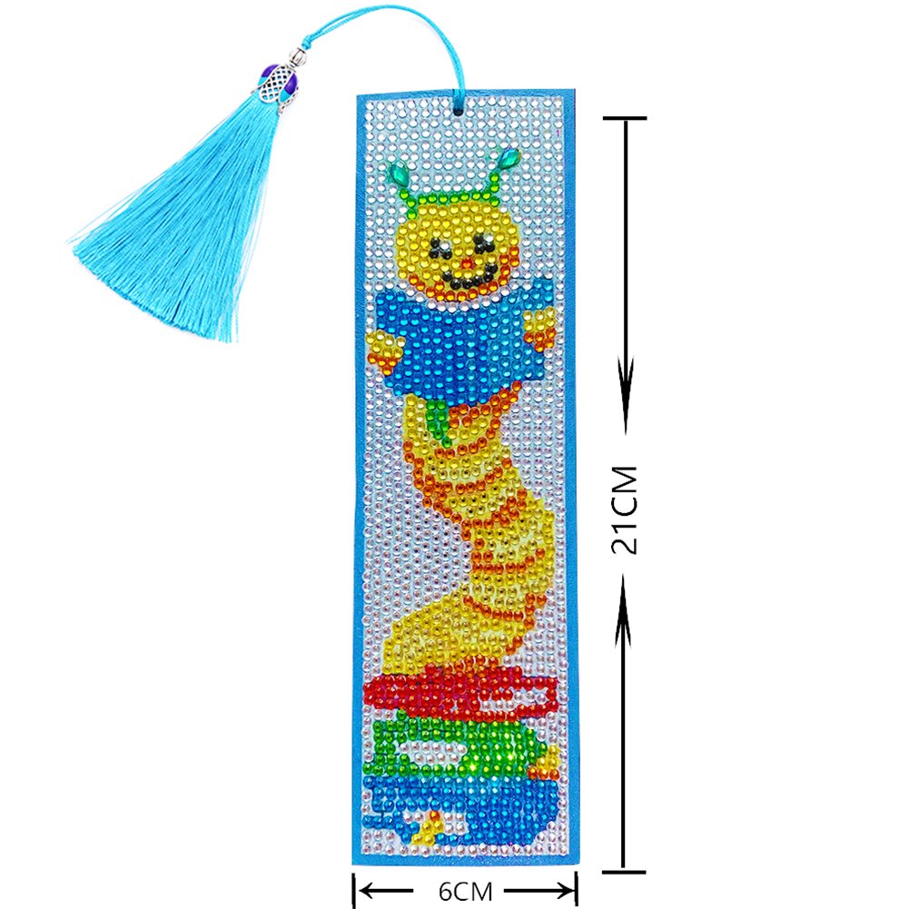 DIY Diamond Painting Bookmark with Tassel Bug