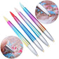 1pc Diamond Painting Point Drill Gradient Color Candle Head Shape Pen