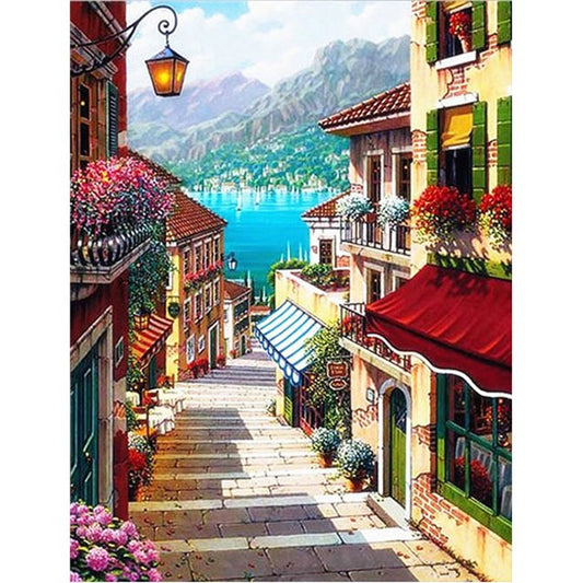 Landscape Full Round Square Diamond Painting Kits 50 x 70cm