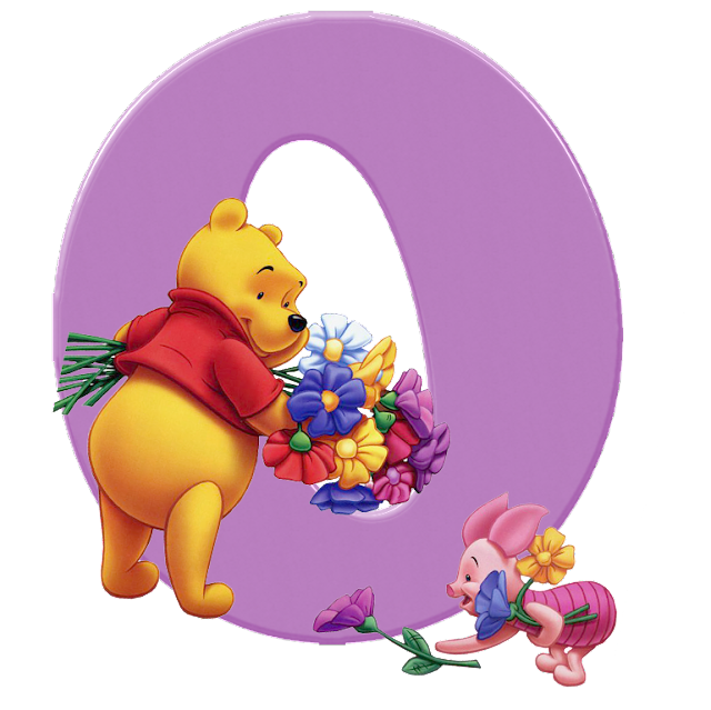 Round Beads Diamond Paintings Art Letter O Winnie The Pooh