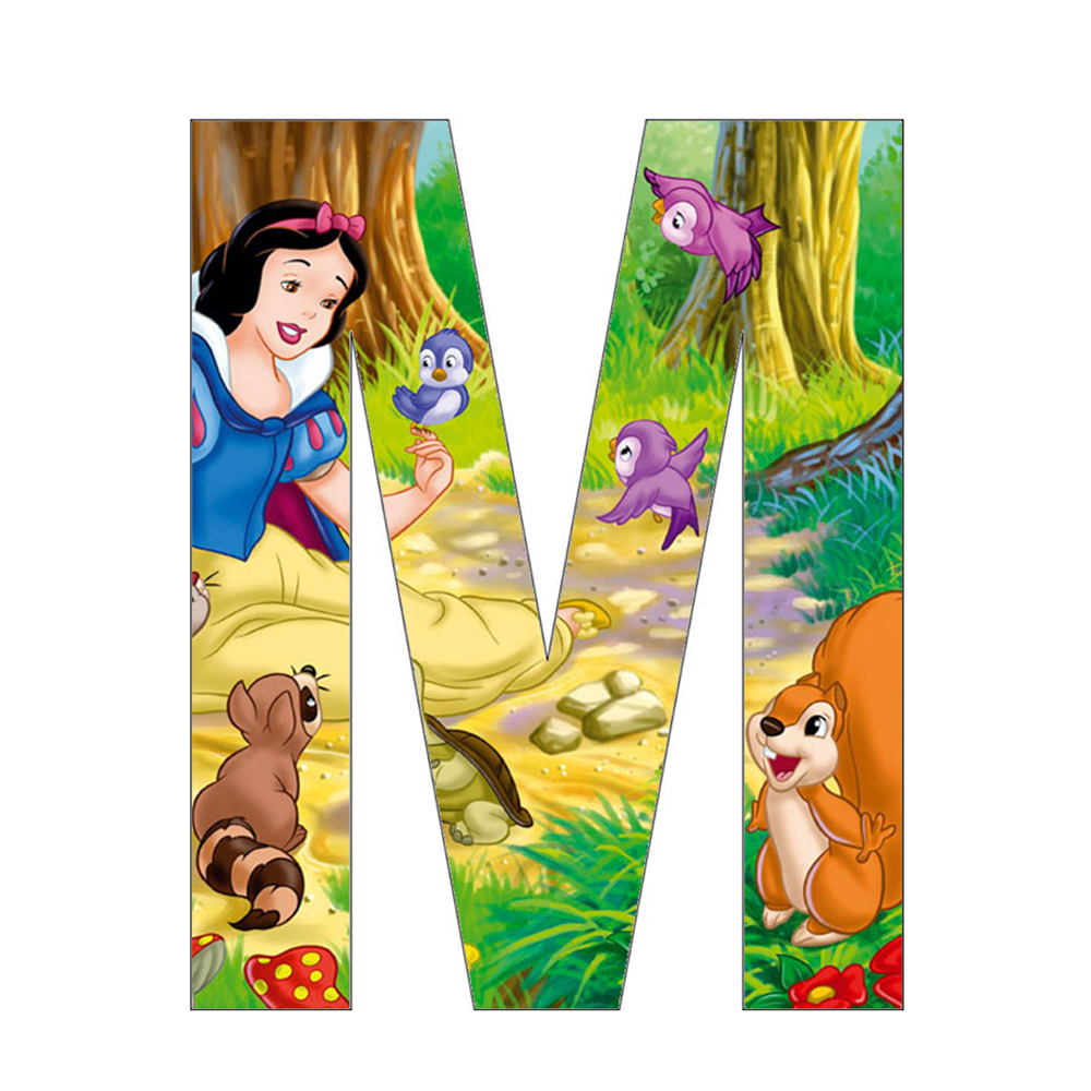 Diamond Paintings Art Full Drill Letter Snow White