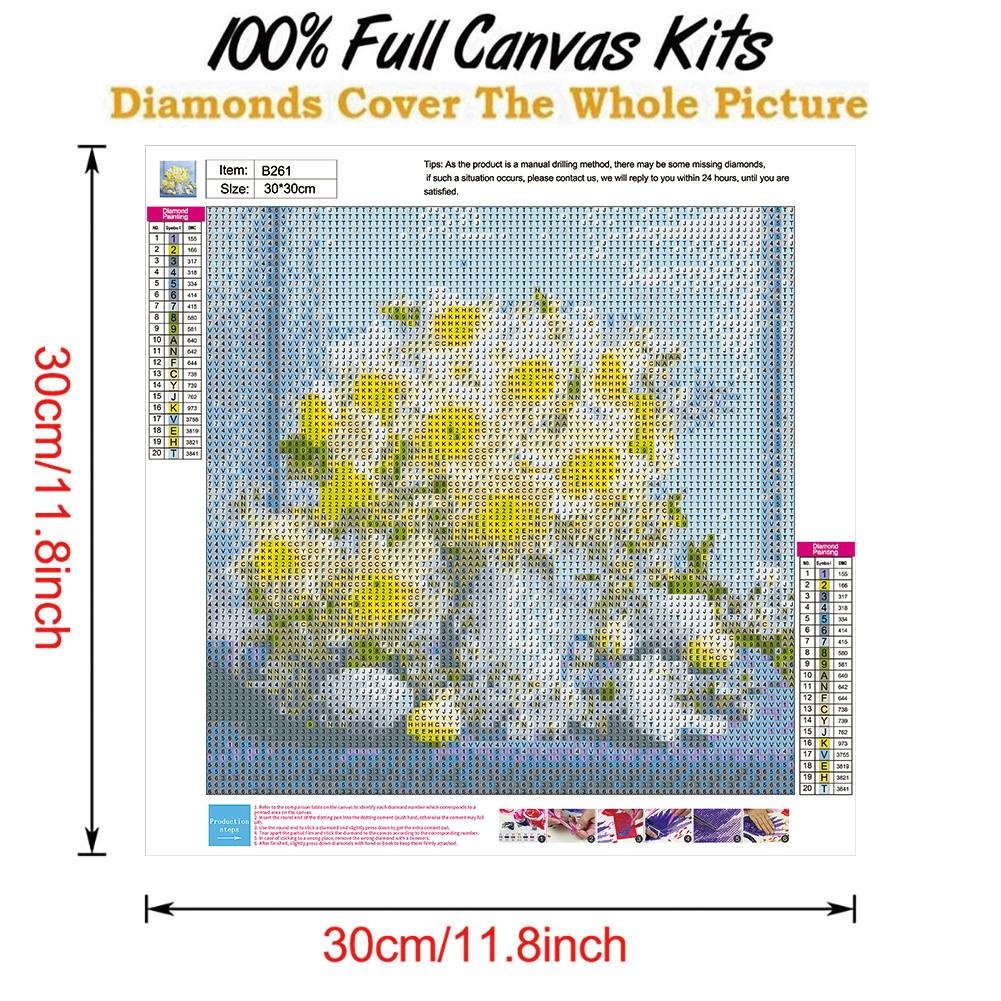 Diamond Painting - Full Round - Elegant Flower
