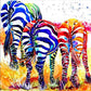 Diamond Painting - Full Round - Zebra