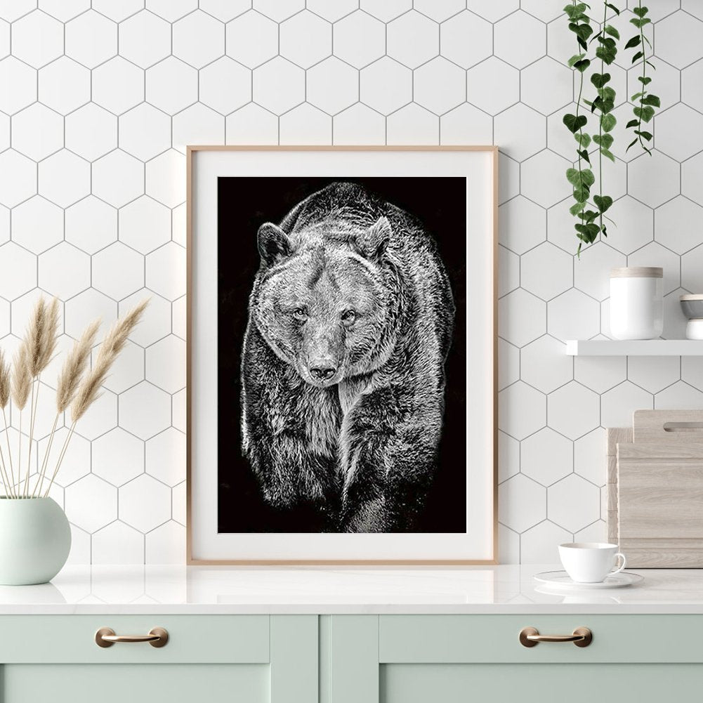 Diamond Painting - Full Round - Bear E