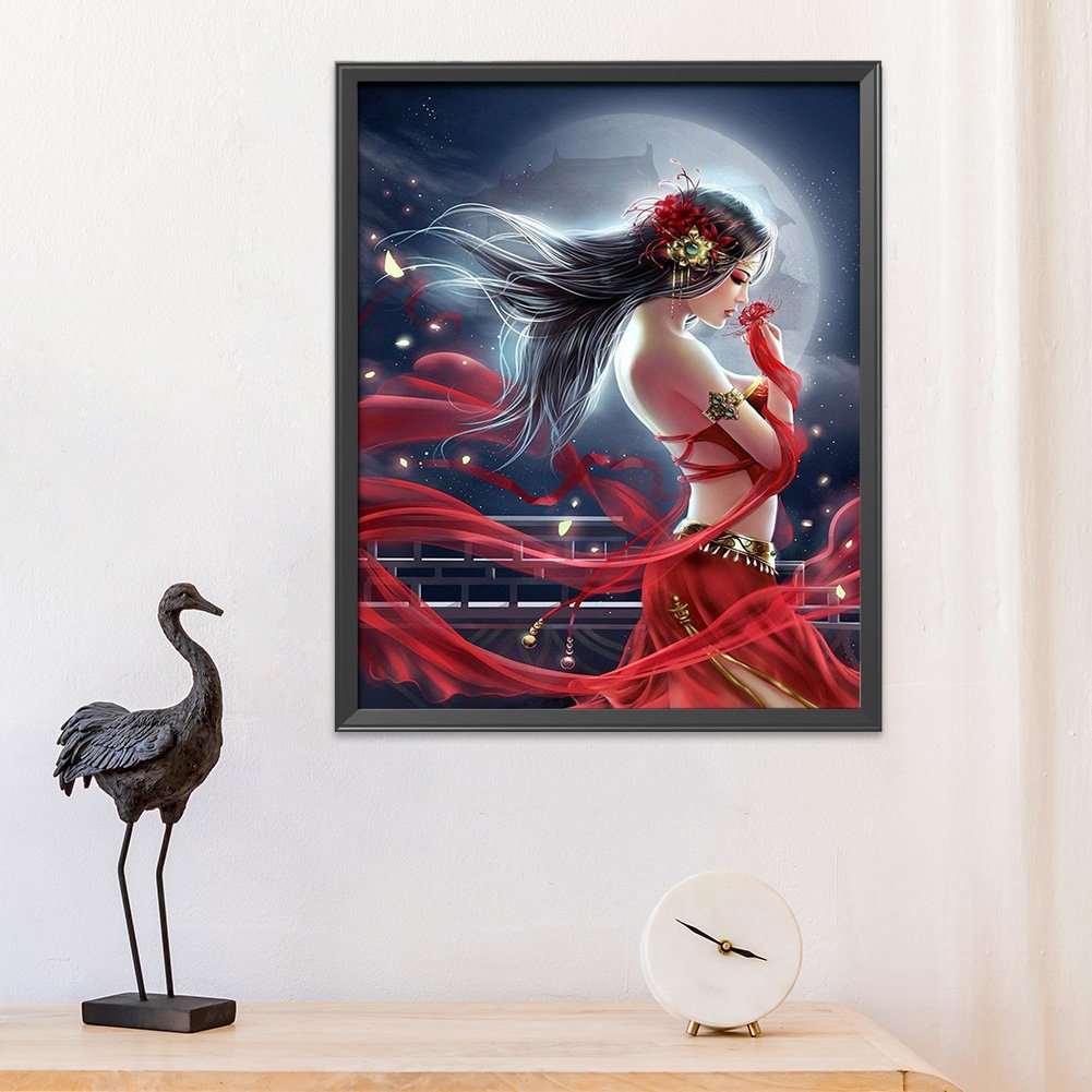 11ct Stamped Cross Stitch - Girl Portrait (48*58cm)