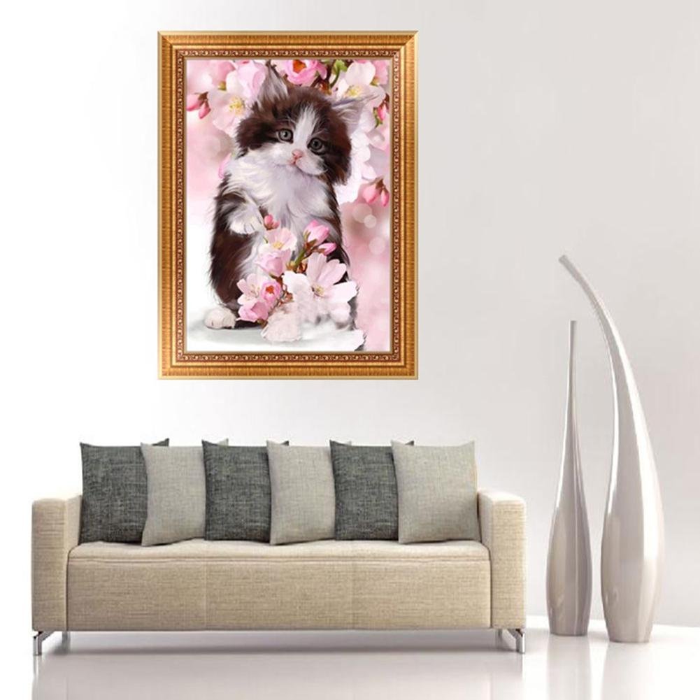 Diamond Painting - Partial Round - Cat