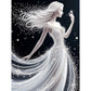 DIY Pearl Painting With Frame - Handmade Self-Adhesive Pearls - Girl (30*40cm) A
