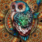5D Diy Diamond Beads Art Full Square Resin Owl