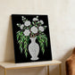 DIY Pearl Painting With Frame - Handmade Self-Adhesive Pearls - Vase (30*40cm) B