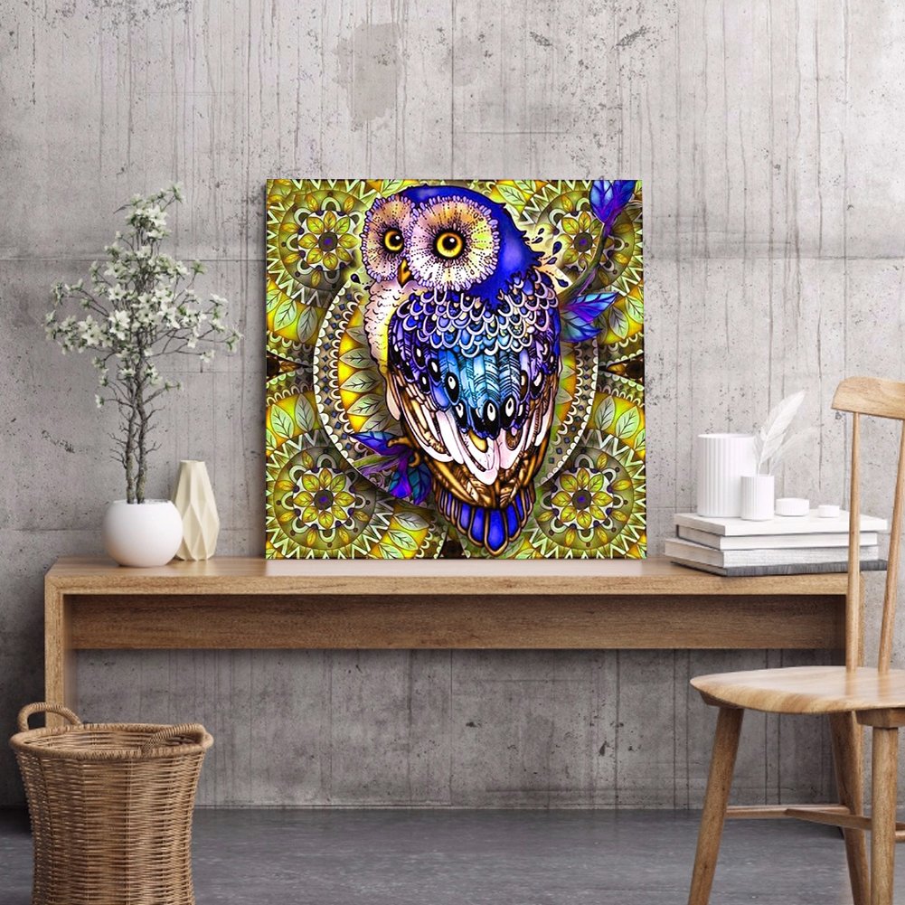 Diamond Painting - Full Square - Owl 2