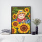 Diamond Painting - Full Round - Sunflower Scarecrow