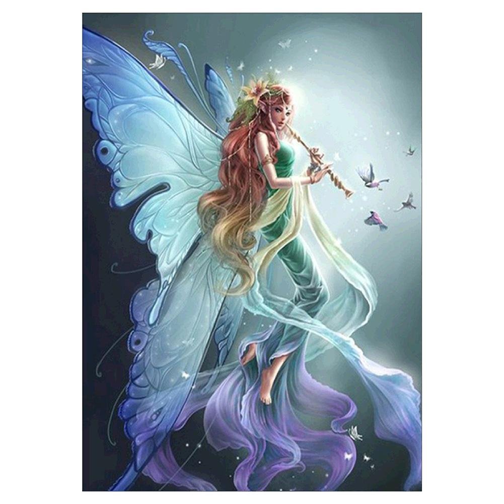 5D DIY Diamond Painting Kit Full Round Drill Fairy