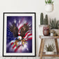 Diamond Painting - Full Round - American Flag Eagle