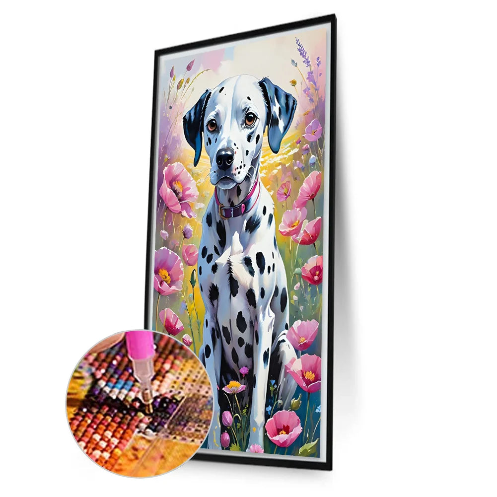 Big Size Diamond Painting - Full Round / Square - Dalmatian Dog (40*70cm)