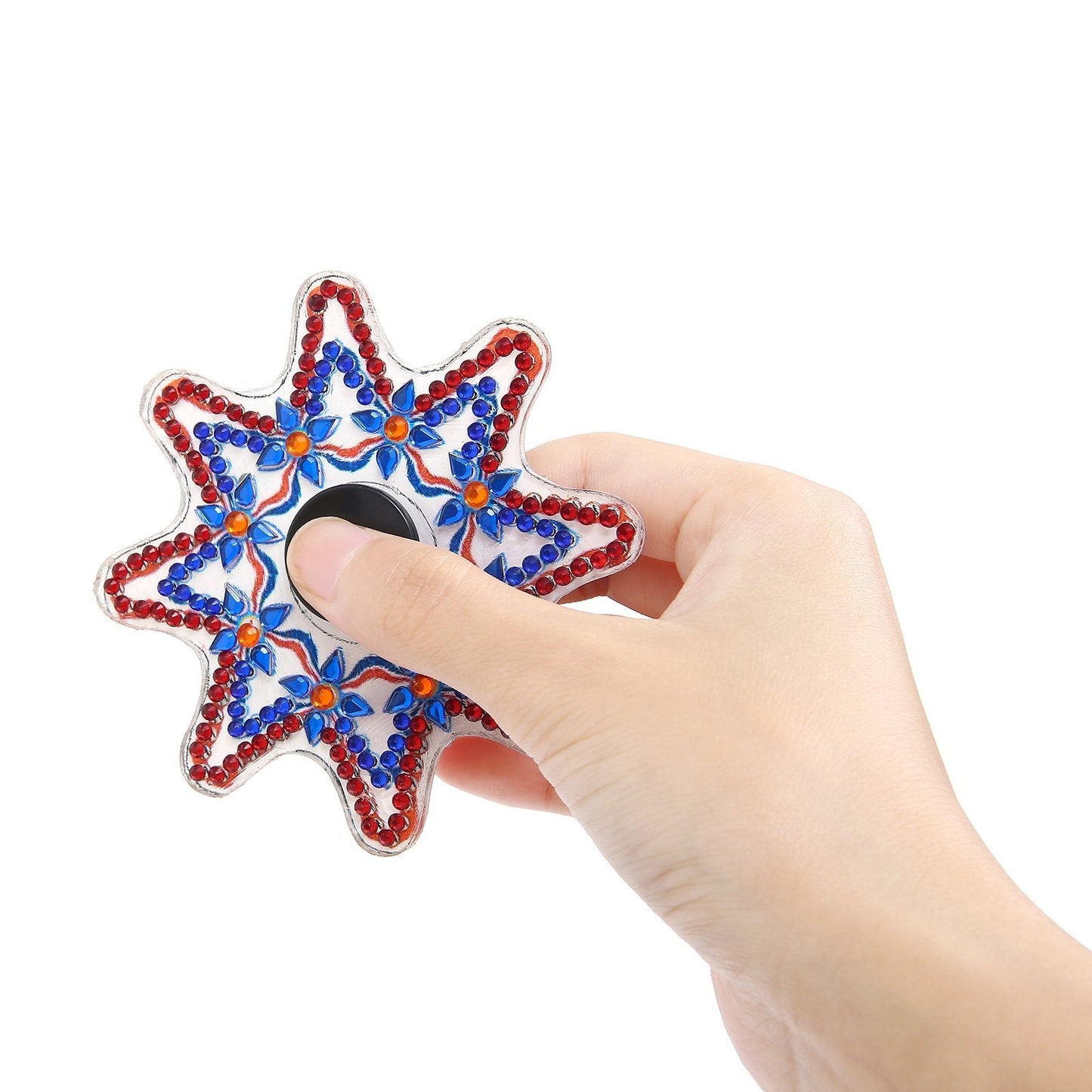 DIY Diamond Painting Fingertip Gyro Spinner - Mandala H