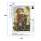 5D DIY Diamond Painting Kit - Full Round - Monkey Cat