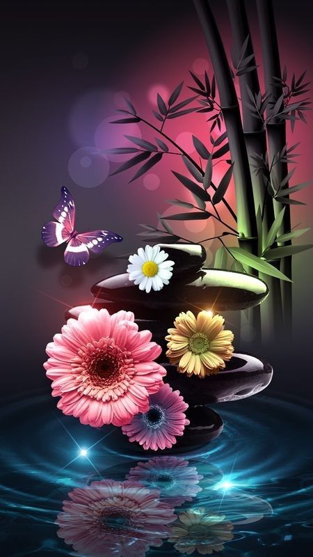 Flower | Full Round/Square Diamond Painting Kits 40x70cm 50x80cm