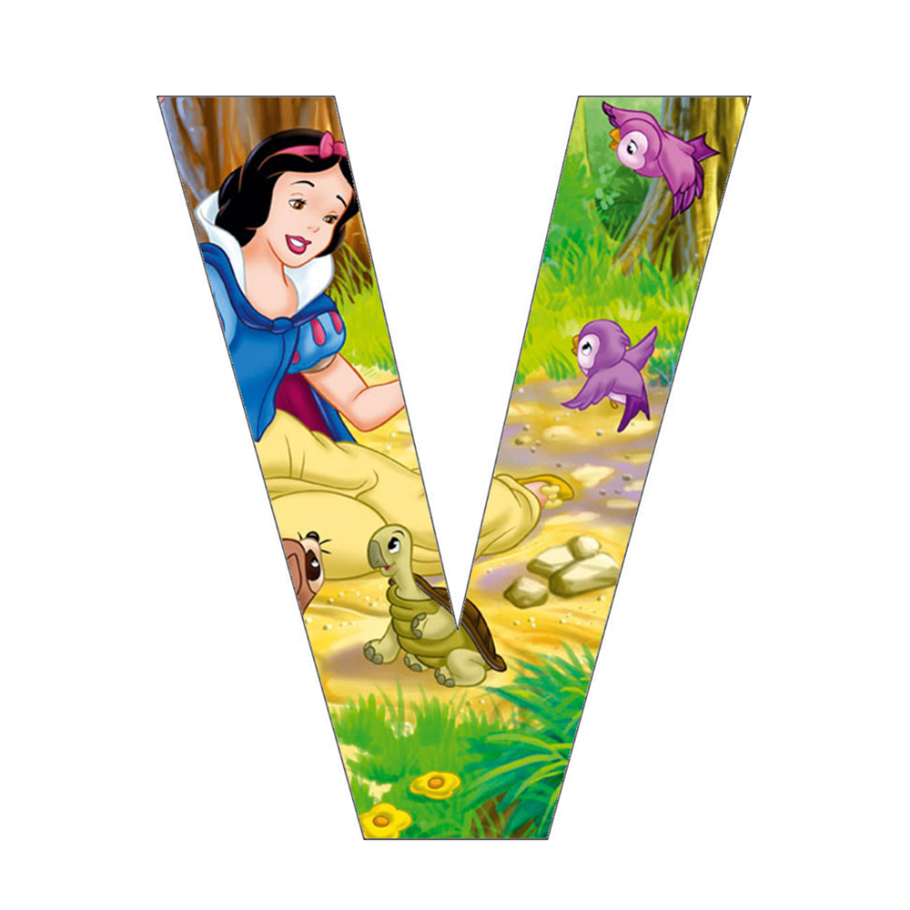 Diamond Paintings Art Full Drill Letter Snow White