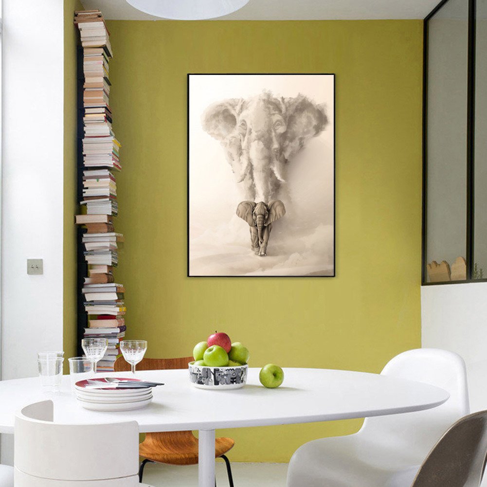 Diamond Painting - Full Round - Elephant G