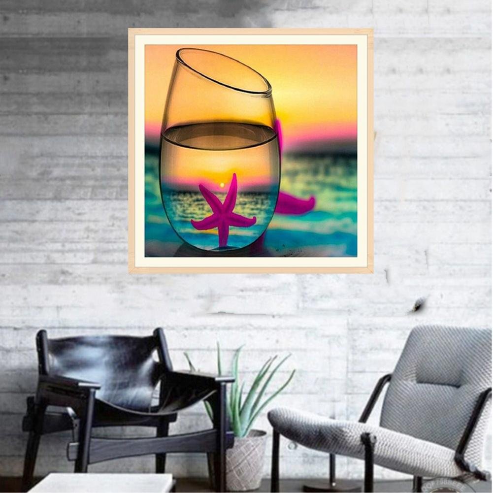 Diamond Painting - Full Round - Cup Sea Scene