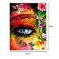 Oil Painting By Number Picture Acrylic Canvas Eye Flowers Wall Art Craft Decor