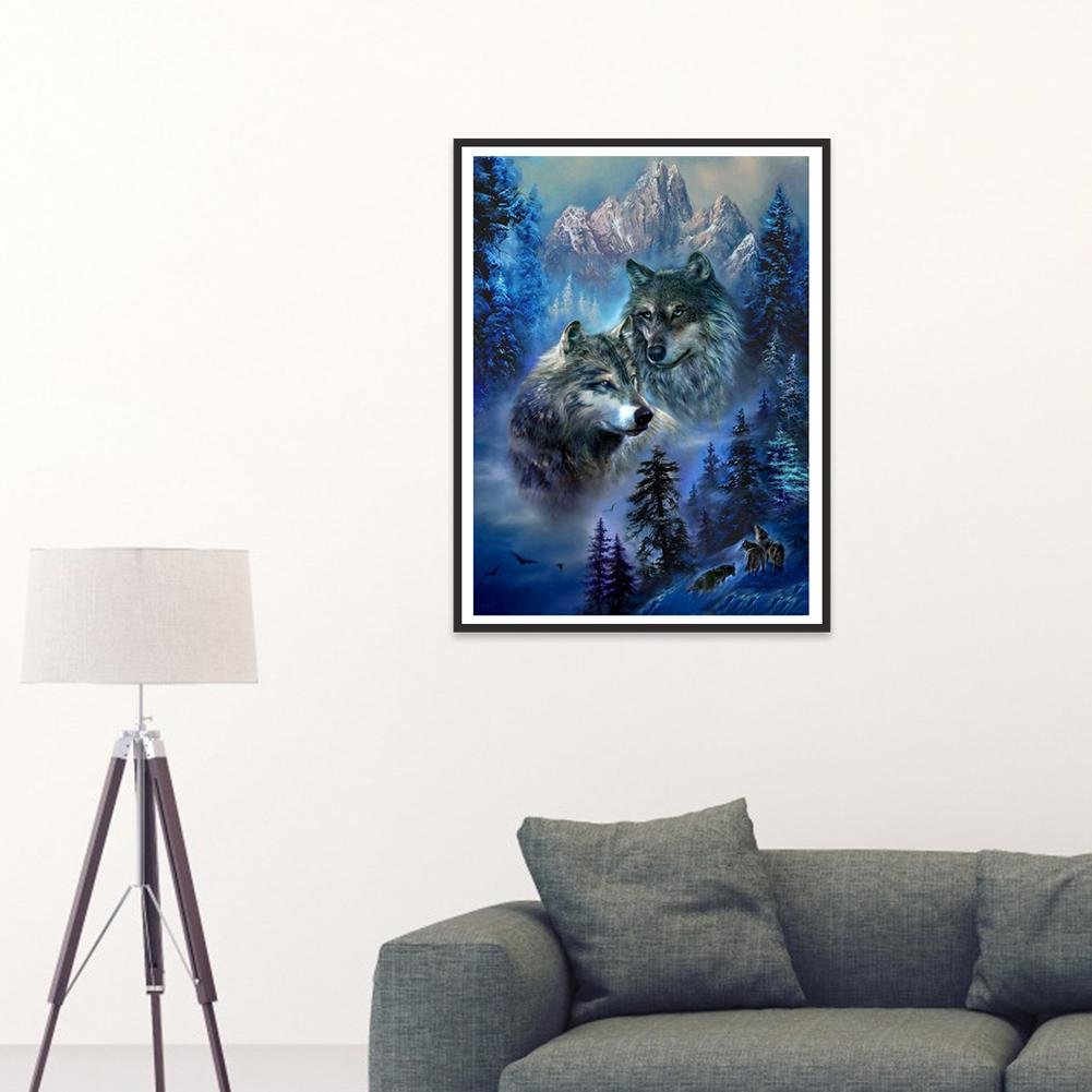 Diamond Painting - Full Round - Forest Wolf