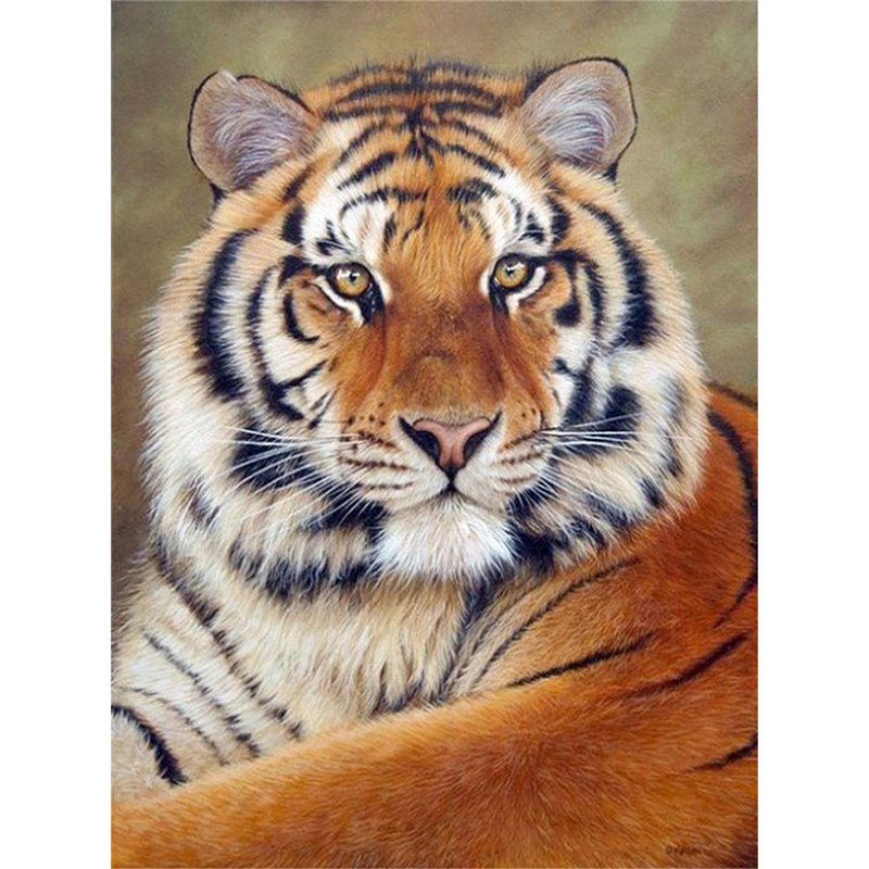 Tiger Diamond Mosaic Embroidery Kit 