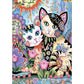 5D DIY Diamond Painting Kit Full Round Drill 2 Cats/Kittens