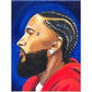 African Man Full Round Diamond Painting Kits Include Painting Tools