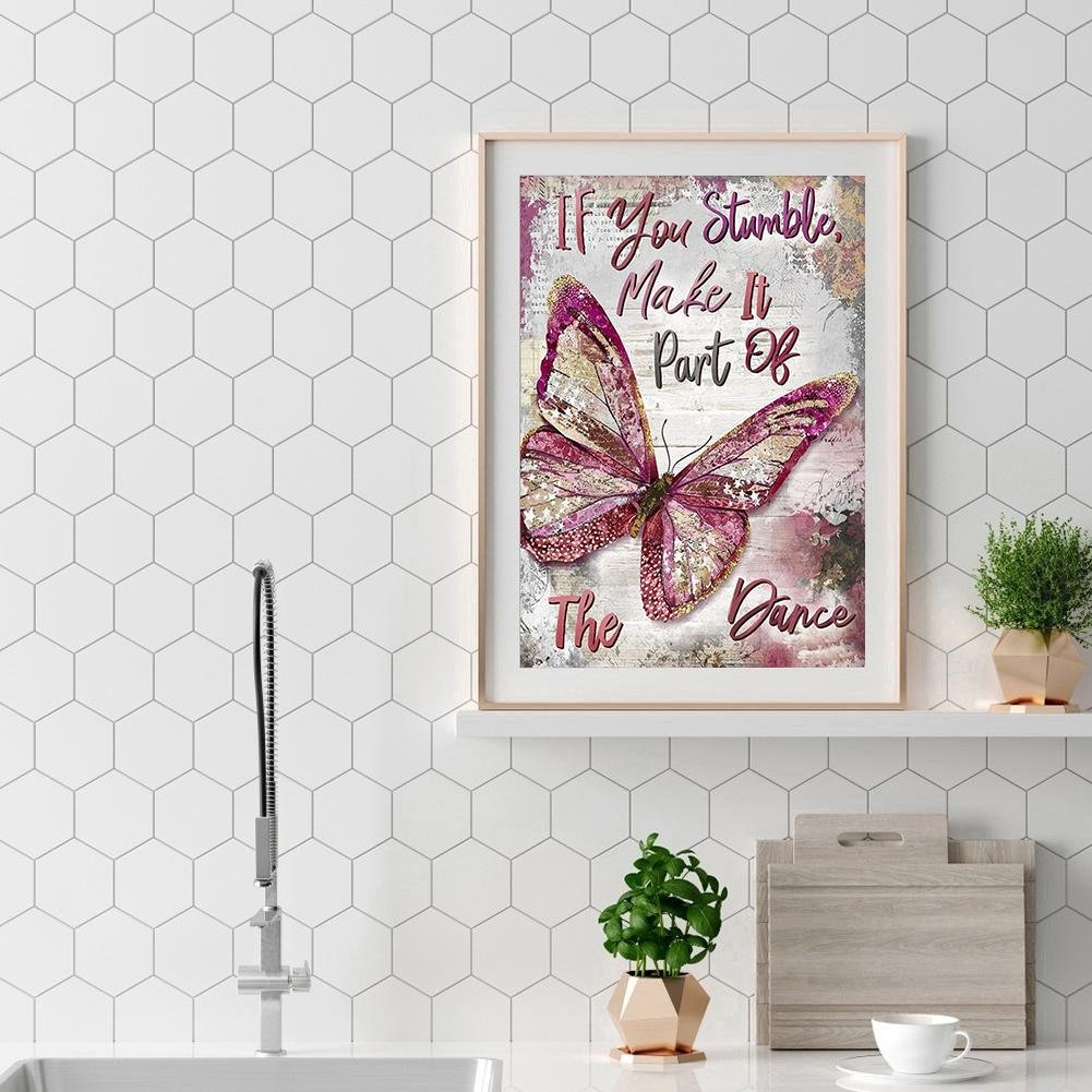 Diamond Painting - Full Round - BUtterfly P