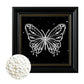 DIY Pearl Painting With Frame - Handmade Self-Adhesive Pearls - Butterfly (27*27cm)