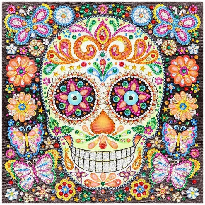 DIY 5D Crystal Rhinestone Diamond Painting Kit Skull Head