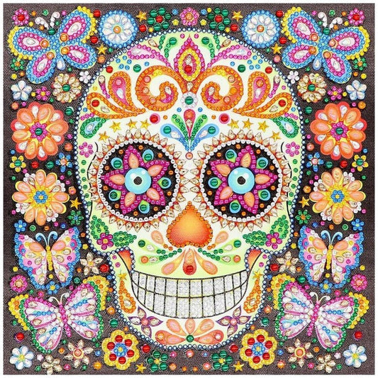 DIY 5D Crystal Rhinestone Diamond Painting Kit Skull Head